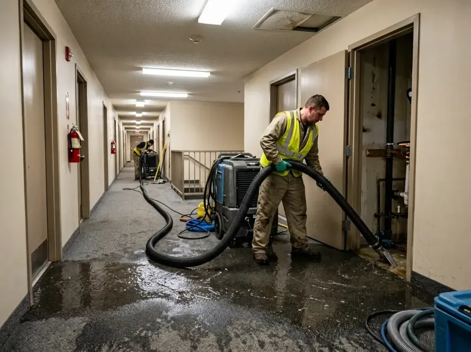multi-unit-apartment-hallway-f-005 — frequently asked questions, Emergency Burst Pipe Water Extraction & Removal in Lowell,…